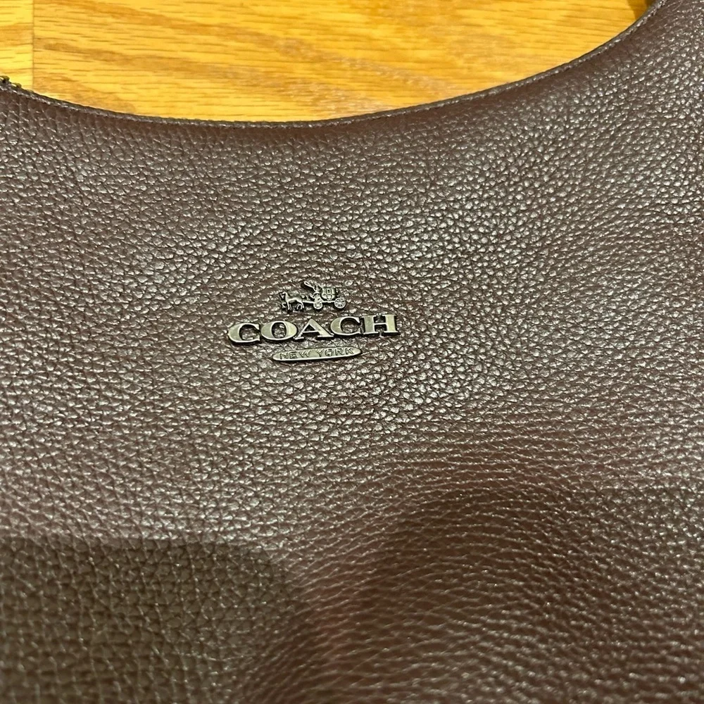 Coach Harley East Purple Snake Hobo Bag